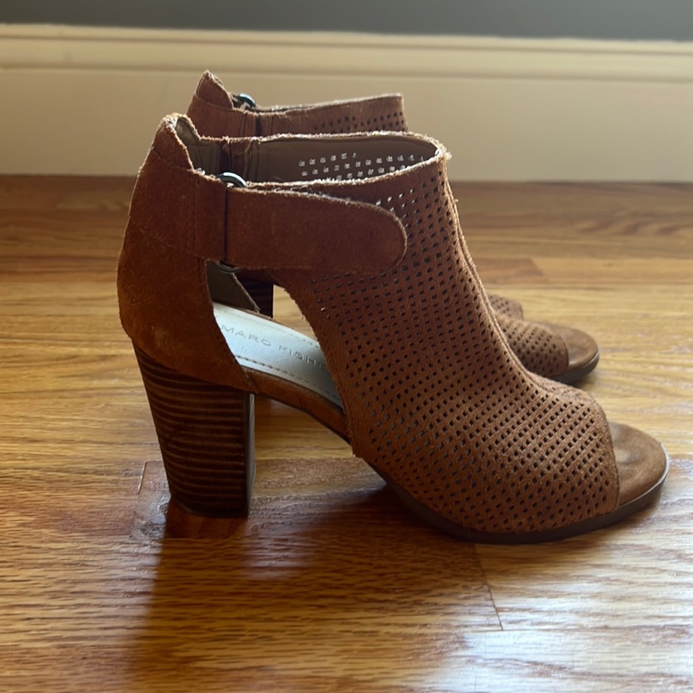 Marc Fisher Open Toe Booties